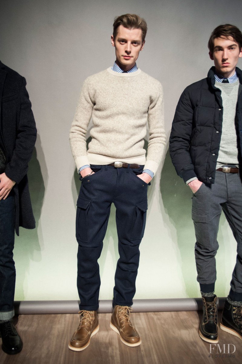 Janis Ancens featured in  the J.Crew fashion show for Autumn/Winter 2015