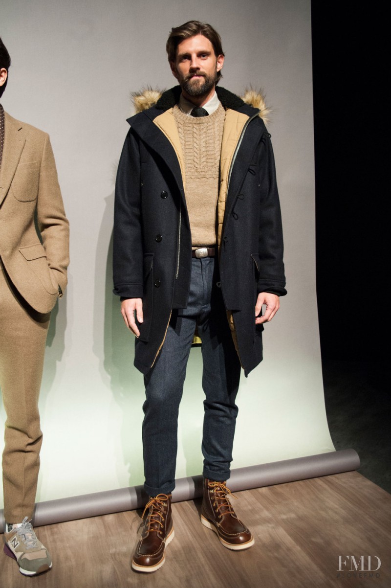 RJ Rogenski featured in  the J.Crew fashion show for Autumn/Winter 2015
