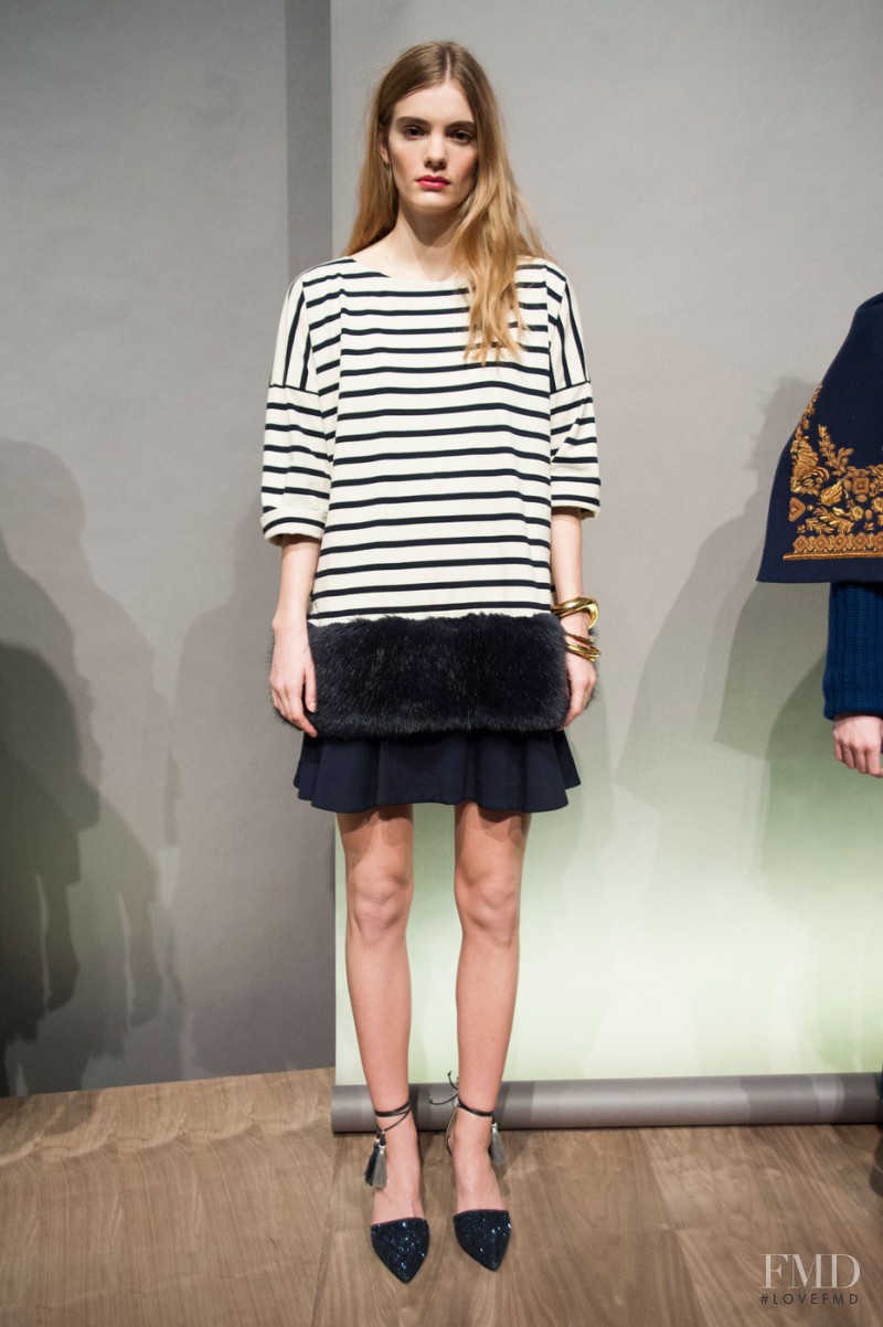 Emily Astrup featured in  the J.Crew fashion show for Autumn/Winter 2015