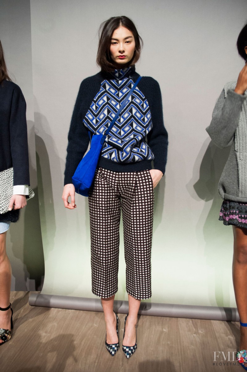 Alina Tsoy featured in  the J.Crew fashion show for Autumn/Winter 2015