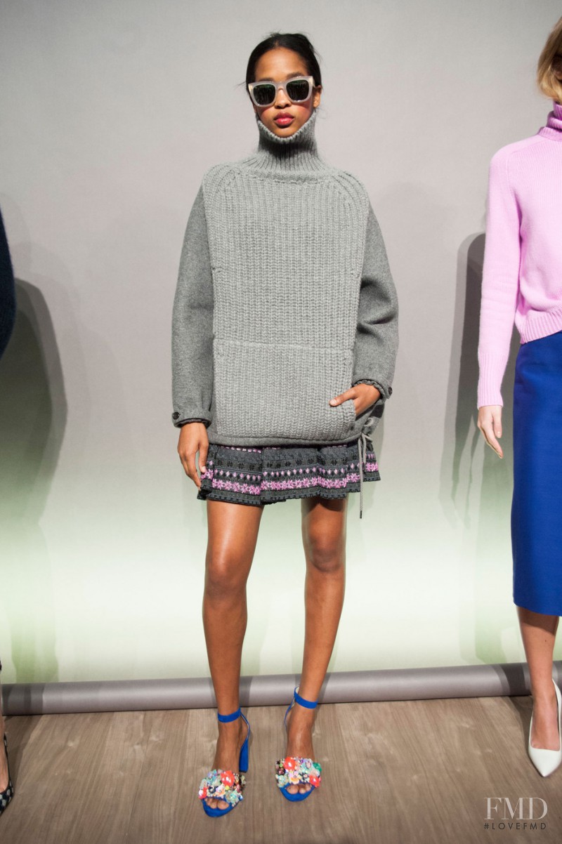 Marihenny Rivera Pasible featured in  the J.Crew fashion show for Autumn/Winter 2015