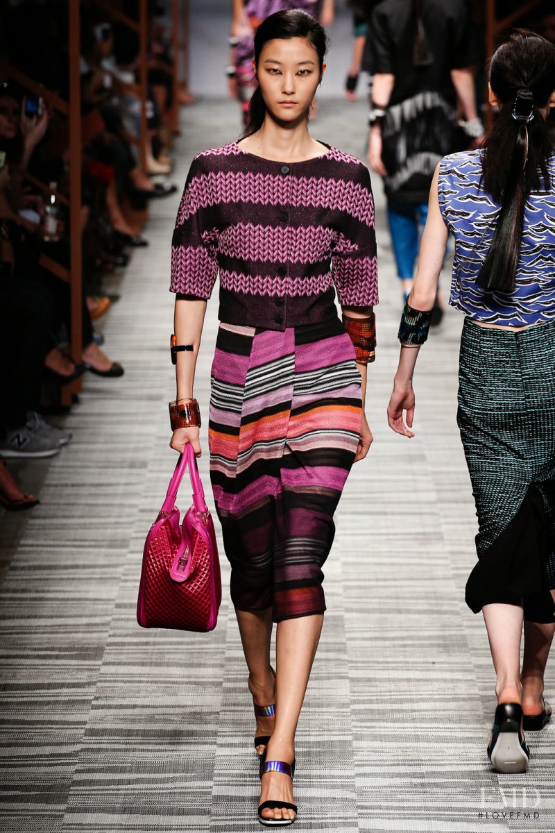 Ji Hye Park featured in  the Missoni fashion show for Spring/Summer 2014