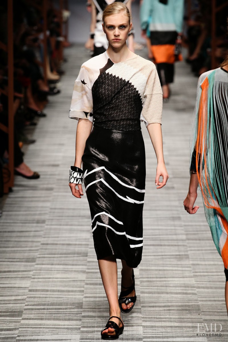 Hedvig Palm featured in  the Missoni fashion show for Spring/Summer 2014