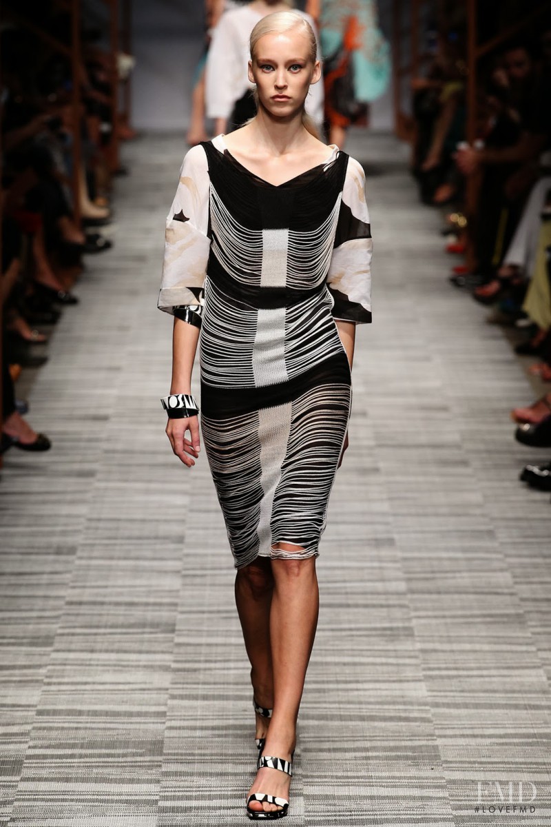 Eva Berzina featured in  the Missoni fashion show for Spring/Summer 2014