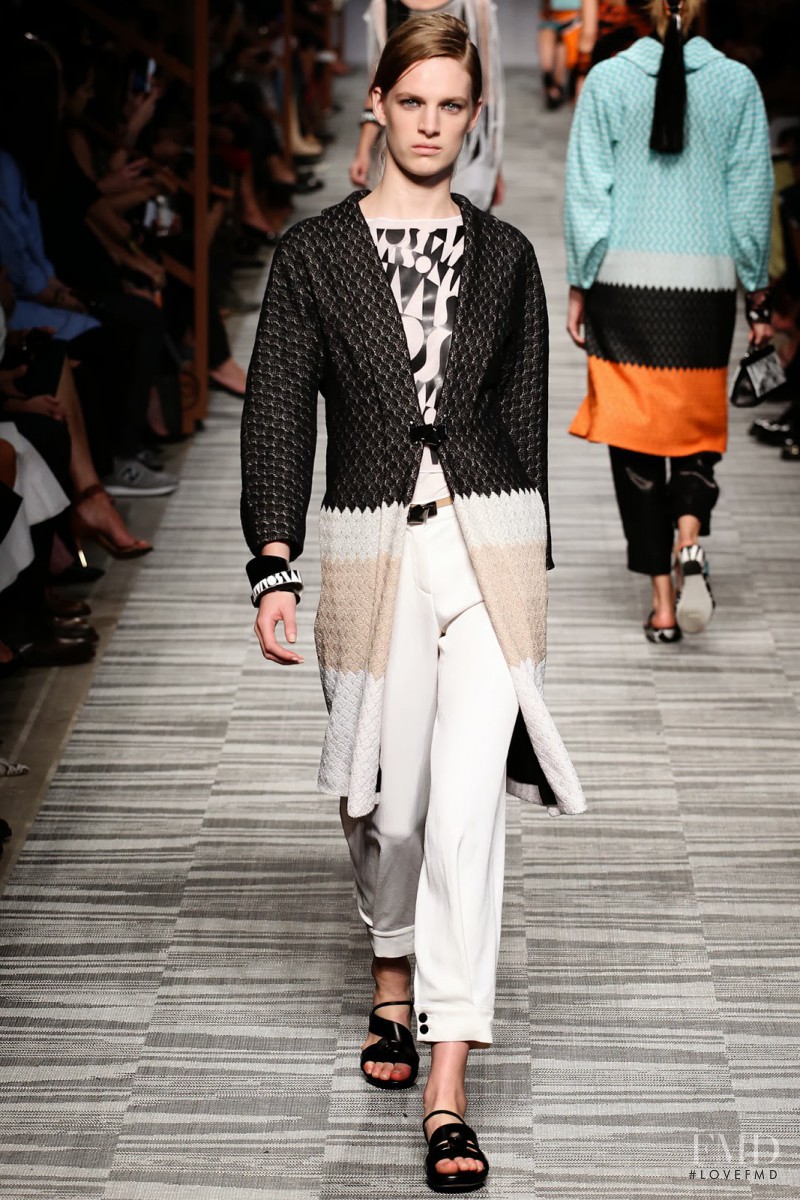 Ashleigh Good featured in  the Missoni fashion show for Spring/Summer 2014