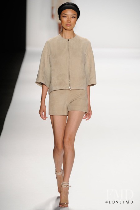 Meng Die Hou featured in  the Kaufmanfranco fashion show for Spring/Summer 2014