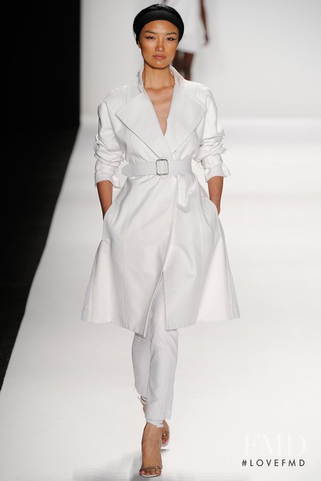 Meng Die Hou featured in  the Kaufmanfranco fashion show for Spring/Summer 2014