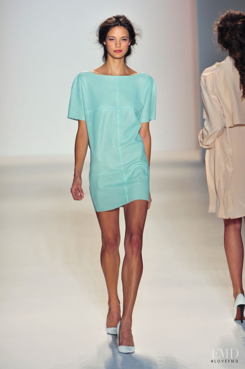 Anja Leuenberger featured in  the Rachel Zoe fashion show for Spring/Summer 2014