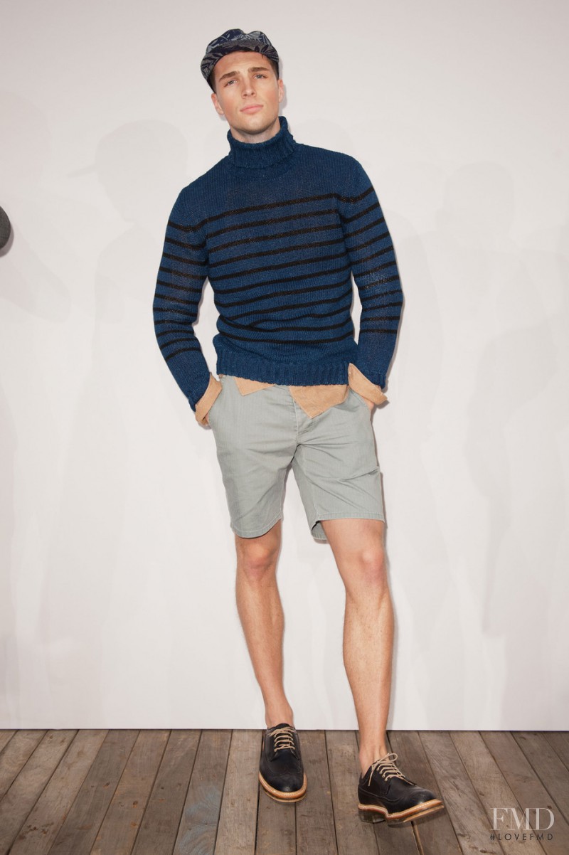 Edward Wilding featured in  the J.Crew fashion show for Spring/Summer 2014