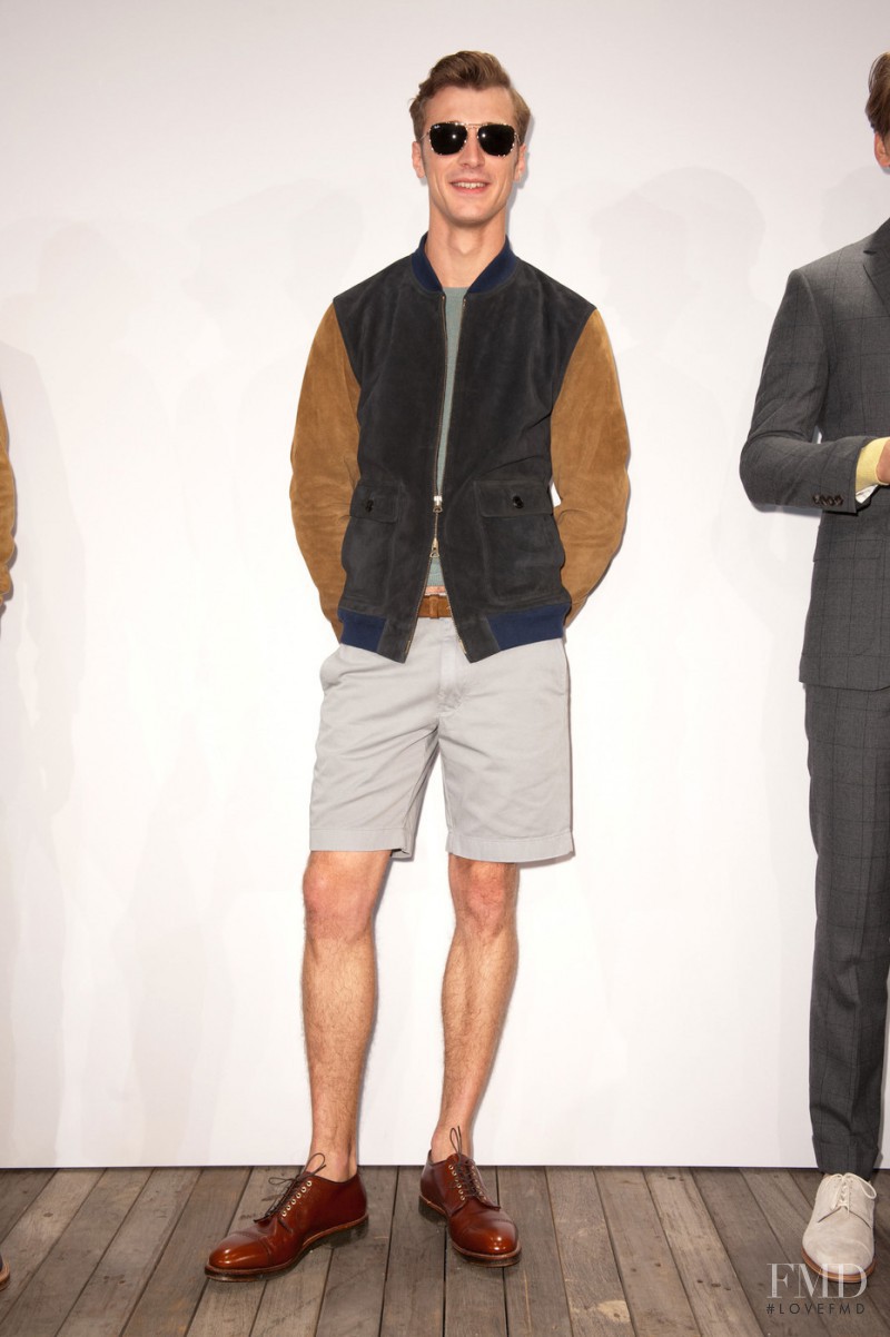 Clement Chabernaud featured in  the J.Crew fashion show for Spring/Summer 2014