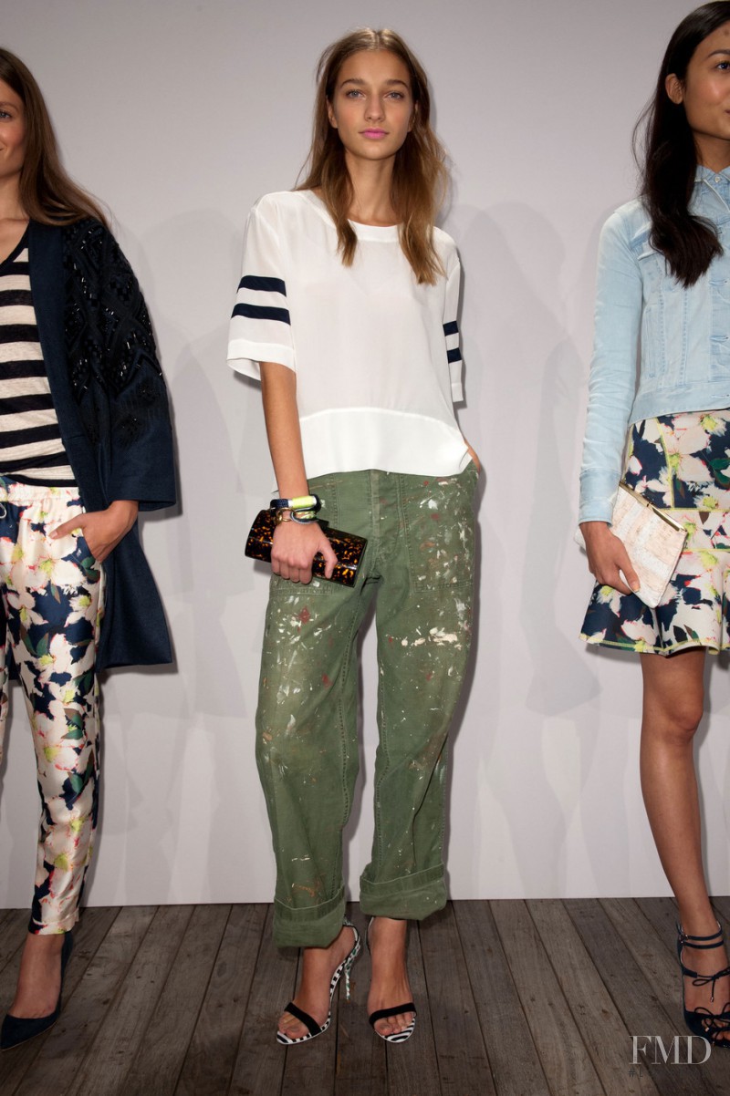 Anastasija Titko featured in  the J.Crew fashion show for Spring/Summer 2014
