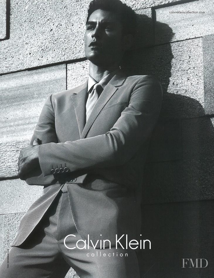 Tyson Ballou featured in  the Calvin Klein 205W39NYC advertisement for Spring/Summer 2012
