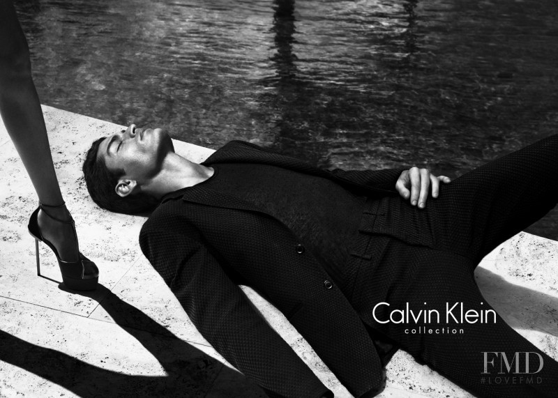 Tyson Ballou featured in  the Calvin Klein 205W39NYC advertisement for Spring/Summer 2012