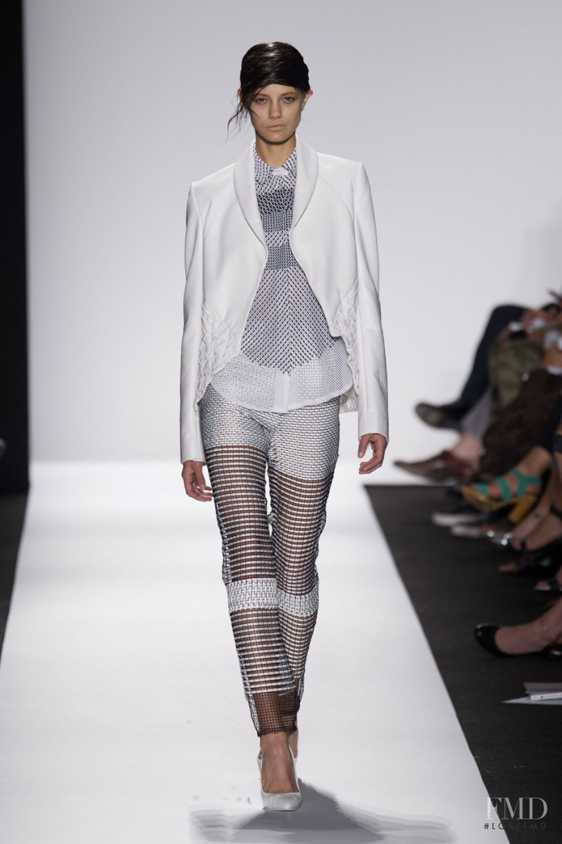 Anja Leuenberger featured in  the Academy of Arts University fashion show for Spring/Summer 2015