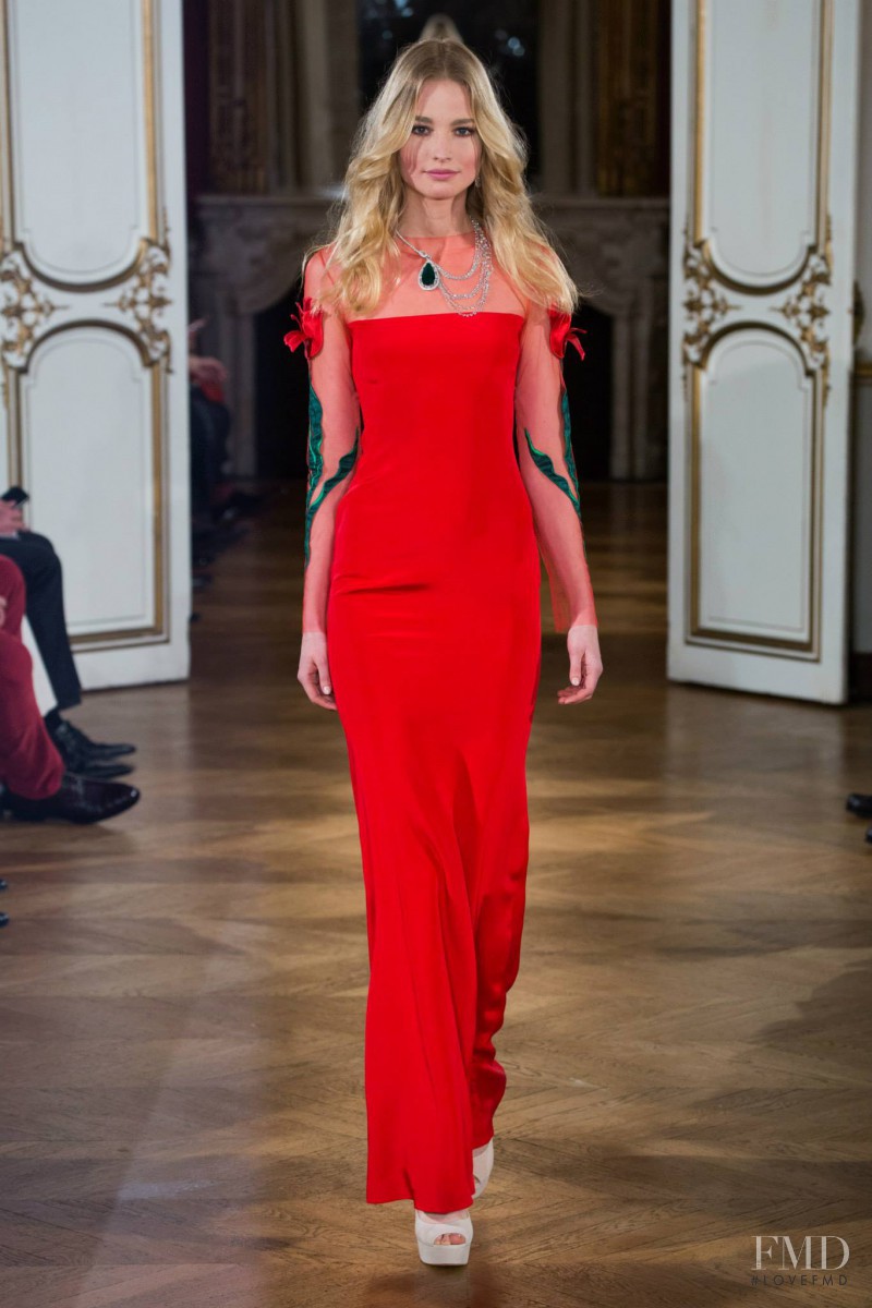 Elise Aarnink featured in  the Yanina fashion show for Spring/Summer 2015