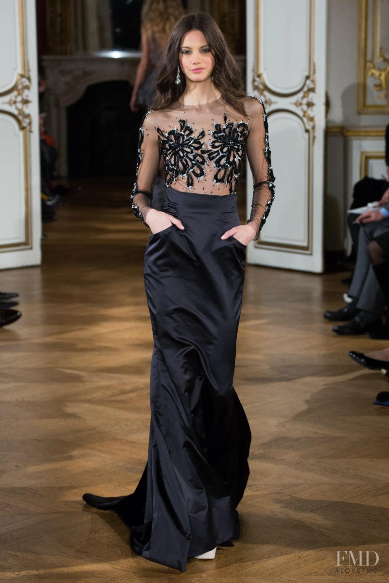 Anja Leuenberger featured in  the Yanina fashion show for Spring/Summer 2015