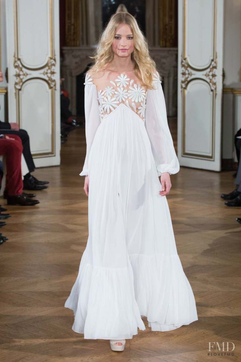 Elise Aarnink featured in  the Yanina fashion show for Spring/Summer 2015