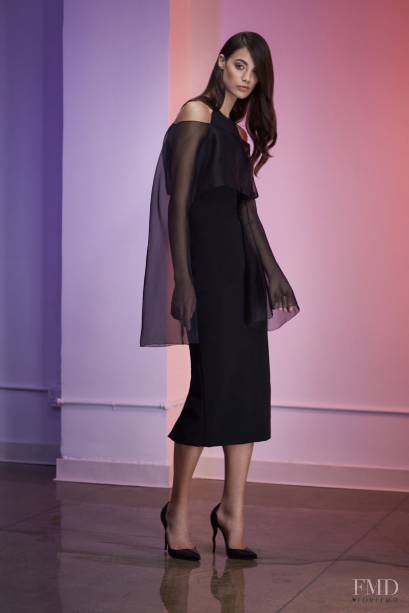 Anja Leuenberger featured in  the Cushnie Et Ochs lookbook for Resort 2016