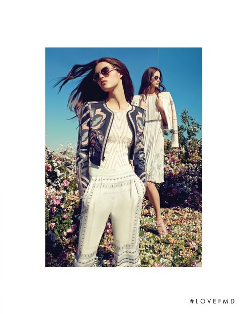 Anja Leuenberger featured in  the BCBG By Max Azria Bohemian Muse catalogue for Spring 2015