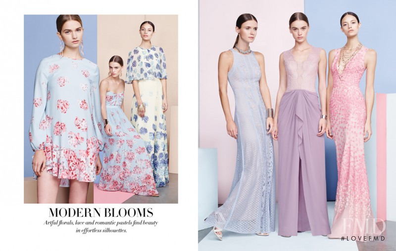 Anja Leuenberger featured in  the BCBG By Max Azria The Dress Edit catalogue for Spring/Summer 2015