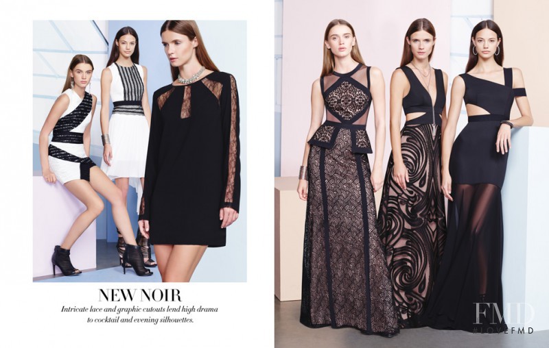 Anja Leuenberger featured in  the BCBG By Max Azria The Dress Edit catalogue for Spring/Summer 2015