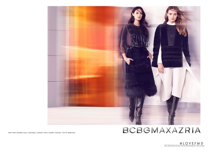 Anja Leuenberger featured in  the BCBG By Max Azria advertisement for Autumn/Winter 2014