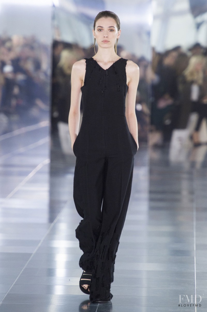 Jaque Cantelli featured in  the Amanda Wakeley fashion show for Spring/Summer 2016