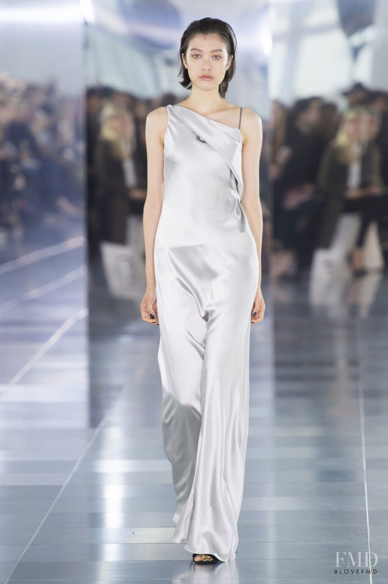 Kouka Webb featured in  the Amanda Wakeley fashion show for Spring/Summer 2016