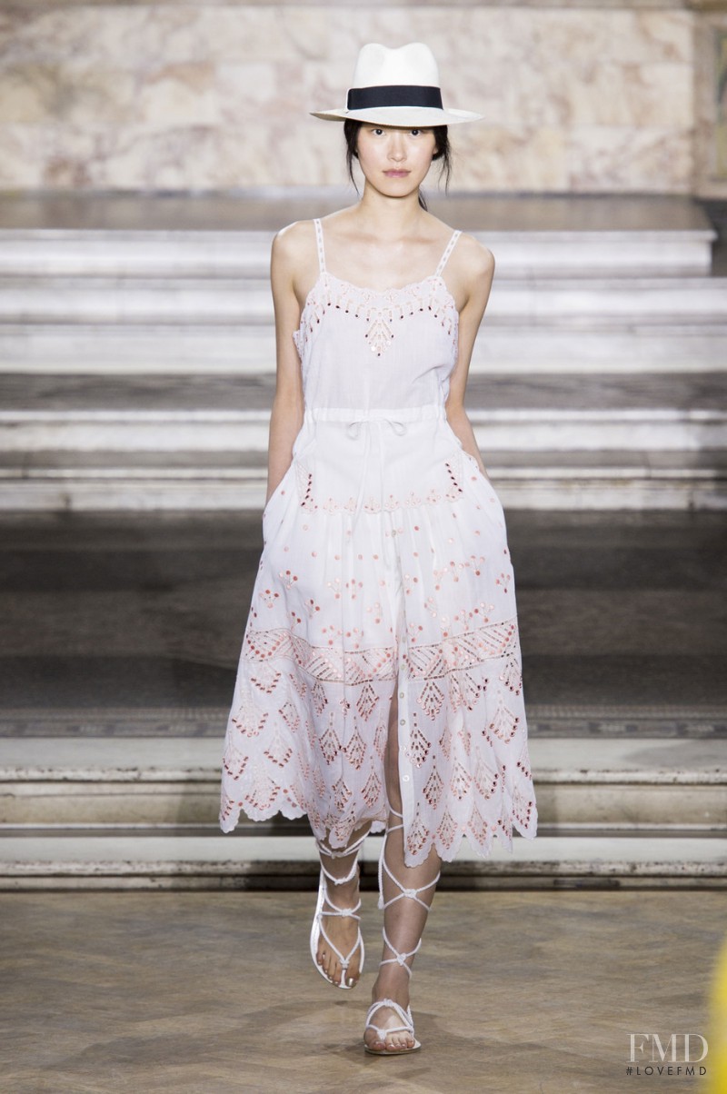 Pong Lee featured in  the Temperley London fashion show for Spring/Summer 2016