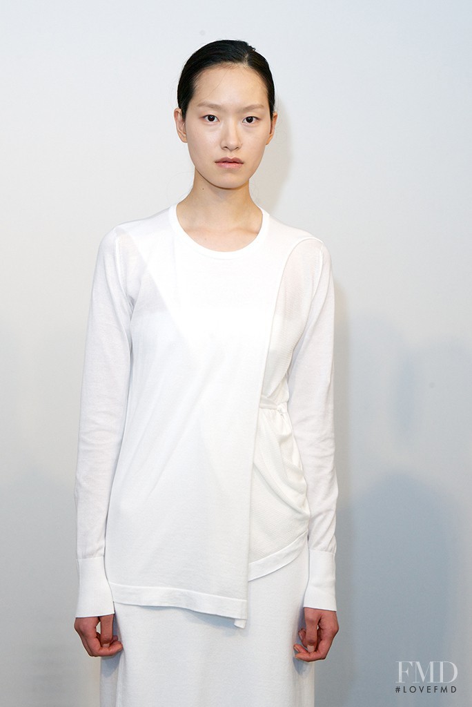 Pong Lee featured in  the John Smedley fashion show for Spring/Summer 2016
