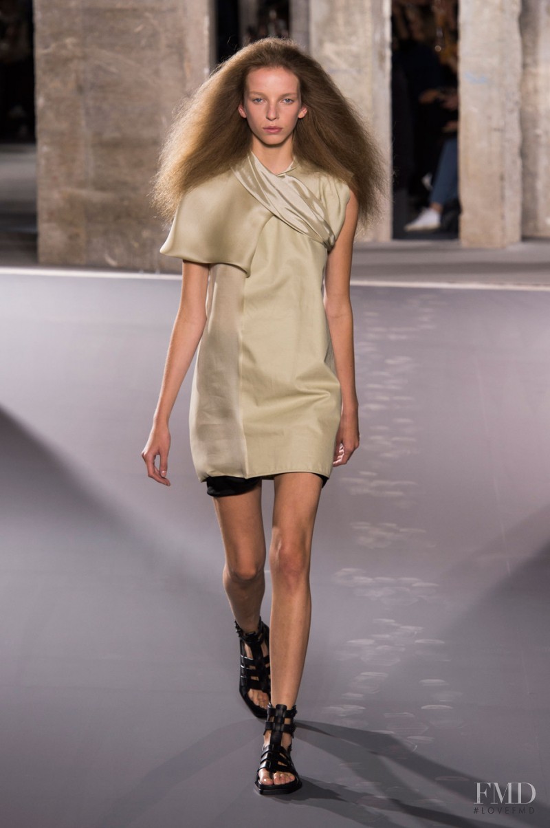 Jamilla Hoogenboom featured in  the Rick Owens Cyclops fashion show for Spring/Summer 2016
