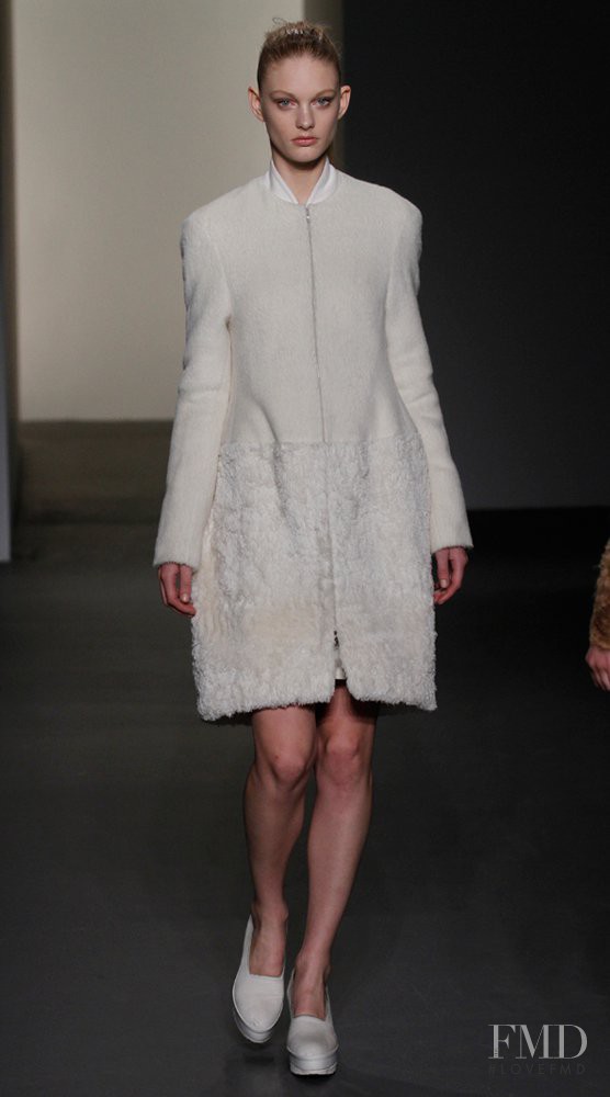 Patricia van der Vliet featured in  the Calvin Klein 205W39NYC fashion show for Autumn/Winter 2011