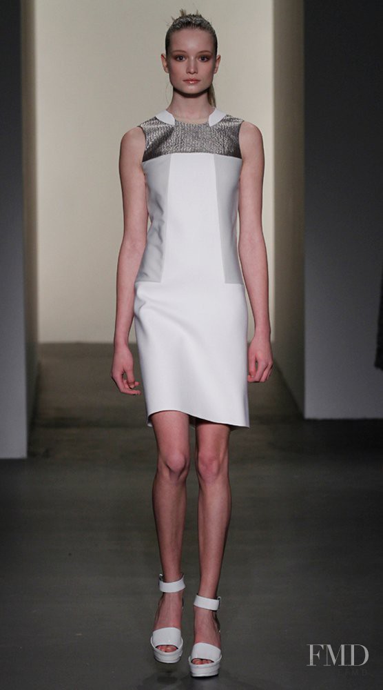 Maud Welzen featured in  the Calvin Klein 205W39NYC fashion show for Autumn/Winter 2011
