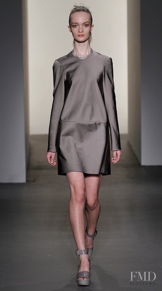 Ida Dyberg featured in  the Calvin Klein 205W39NYC fashion show for Autumn/Winter 2011