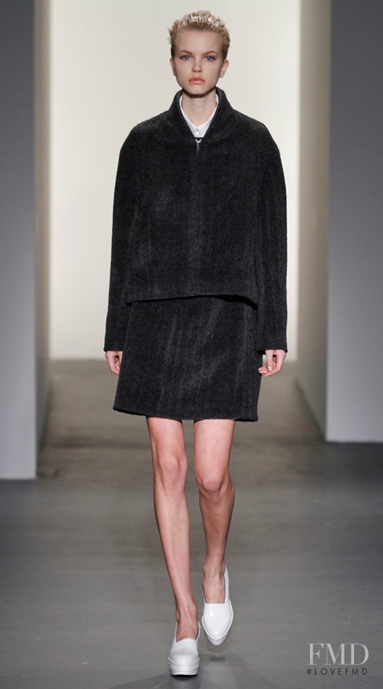 Merethe Hopland featured in  the Calvin Klein 205W39NYC fashion show for Autumn/Winter 2011