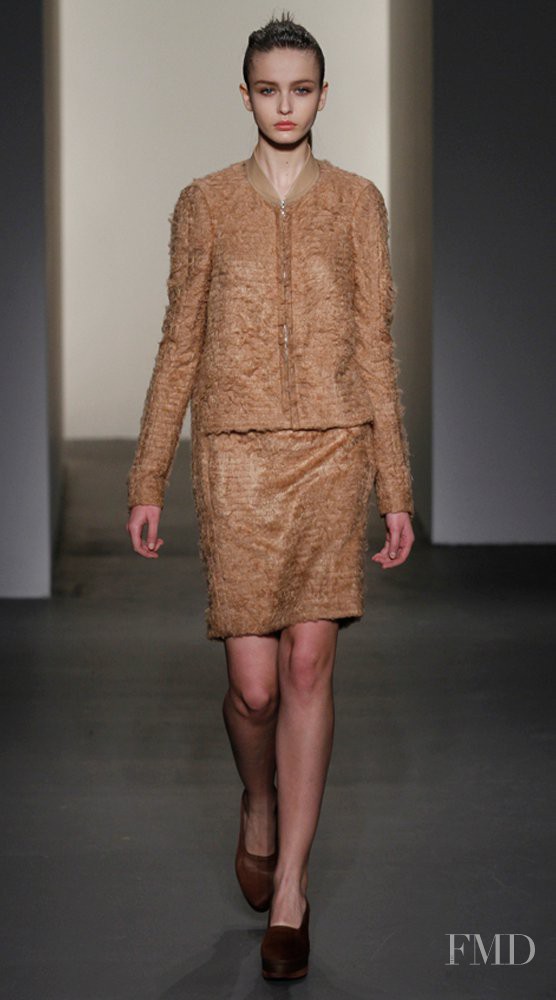 Kristina Romanova featured in  the Calvin Klein 205W39NYC fashion show for Autumn/Winter 2011