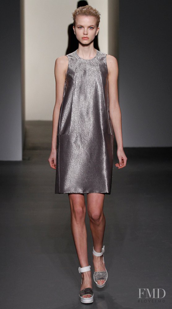 Merethe Hopland featured in  the Calvin Klein 205W39NYC fashion show for Autumn/Winter 2011
