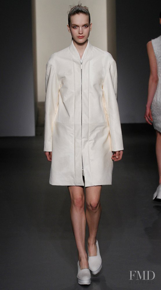 Mirte Maas featured in  the Calvin Klein 205W39NYC fashion show for Autumn/Winter 2011
