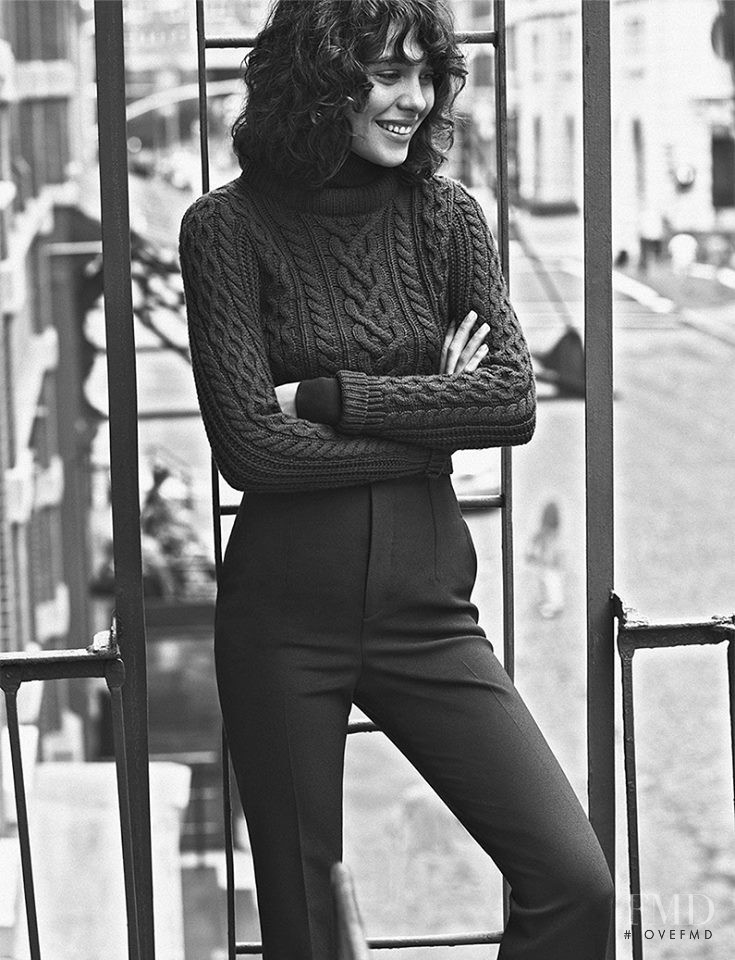 Steffy Argelich featured in  the Club Monaco advertisement for Autumn/Winter 2015