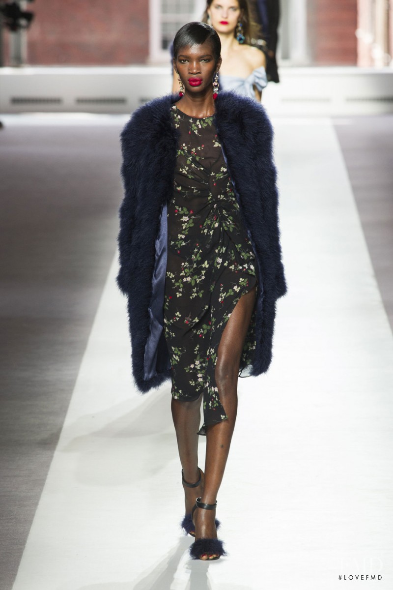 Aamito Stacie Lagum featured in  the Topshop fashion show for Spring/Summer 2016