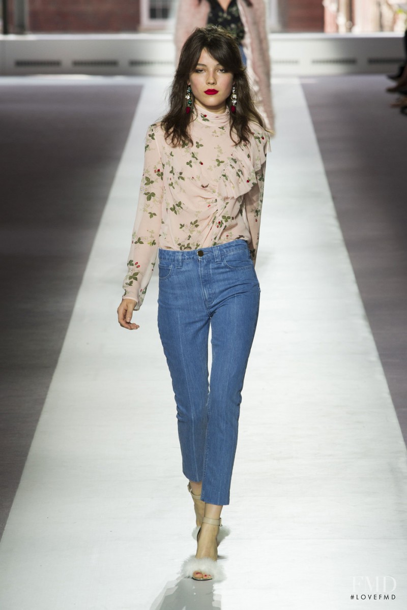 Lary Müller featured in  the Topshop fashion show for Spring/Summer 2016