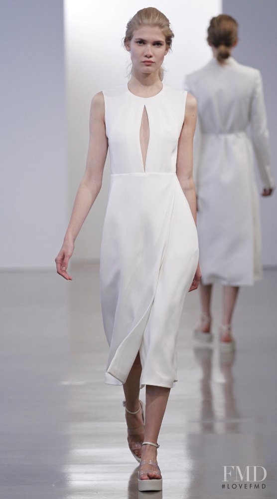 Yulia Terentieva featured in  the Calvin Klein 205W39NYC fashion show for Resort 2012