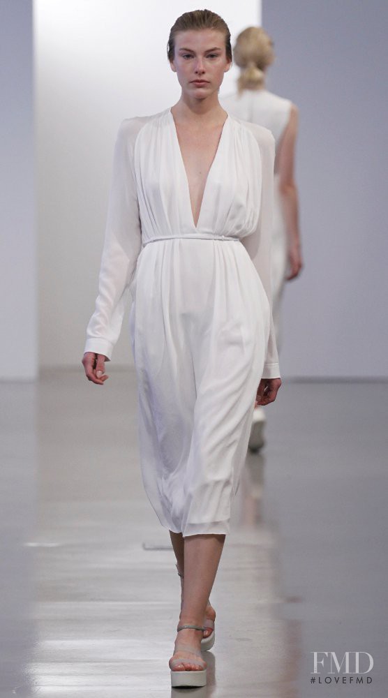 Madelen de la Motte featured in  the Calvin Klein 205W39NYC fashion show for Resort 2012