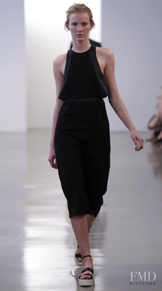 Emily Baker featured in  the Calvin Klein 205W39NYC fashion show for Resort 2012