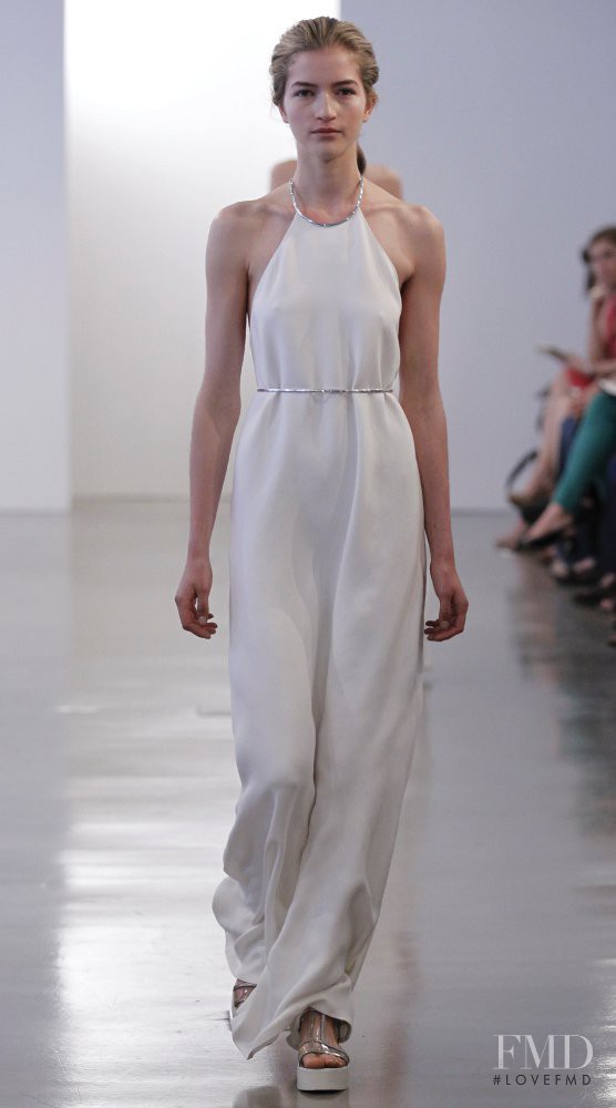 Lydia Carron featured in  the Calvin Klein 205W39NYC fashion show for Resort 2012
