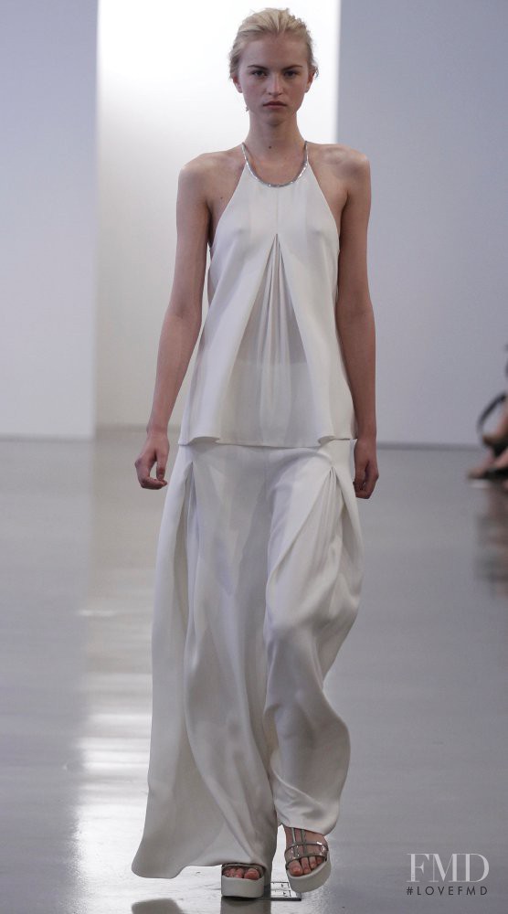 Anabela Belikova featured in  the Calvin Klein 205W39NYC fashion show for Resort 2012
