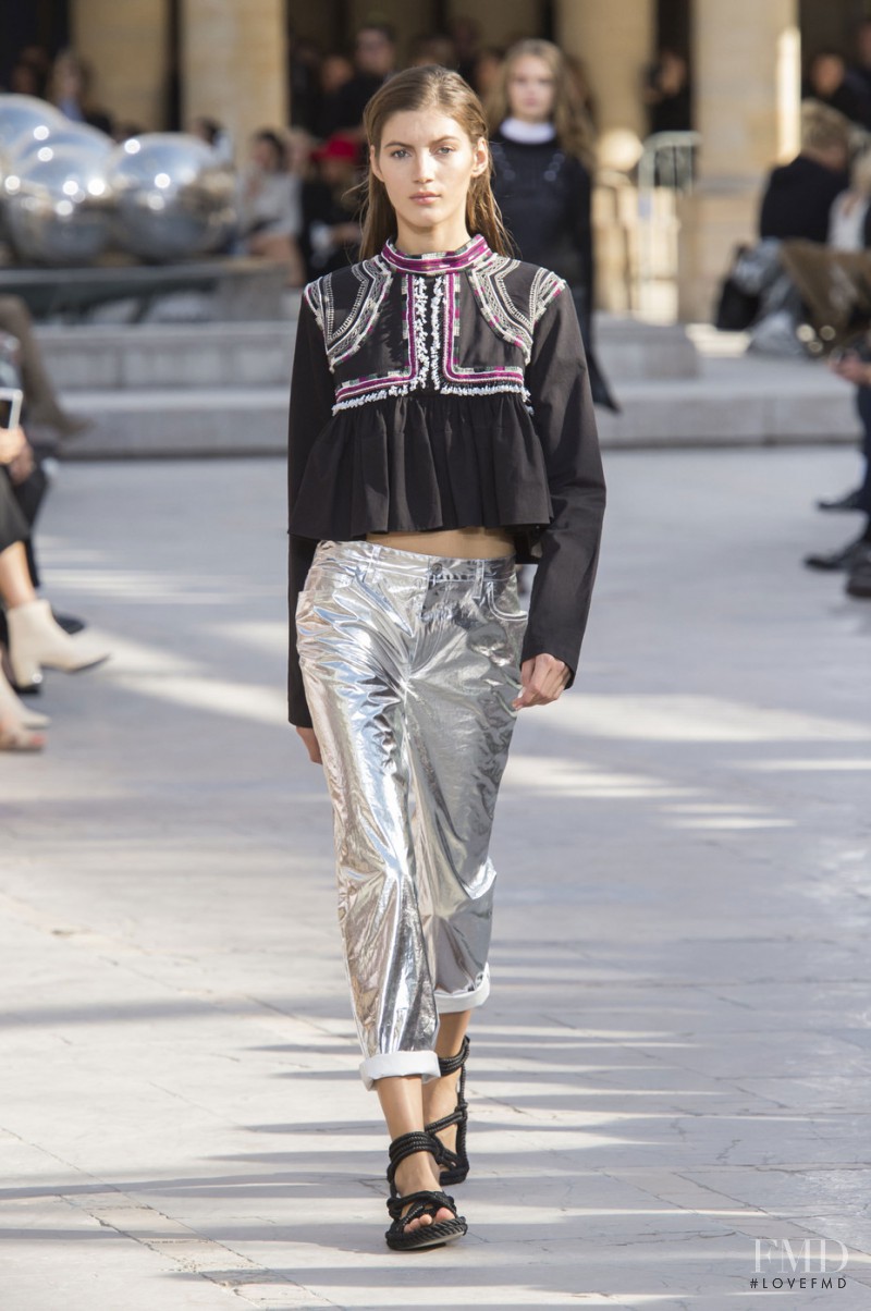 Valery Kaufman featured in  the Isabel Marant fashion show for Spring/Summer 2016