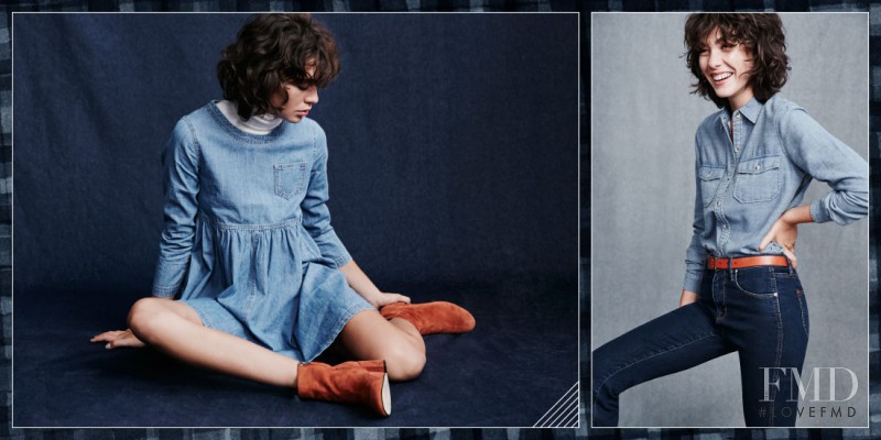 Steffy Argelich featured in  the Urban Outfitters lookbook for Autumn/Winter 2015