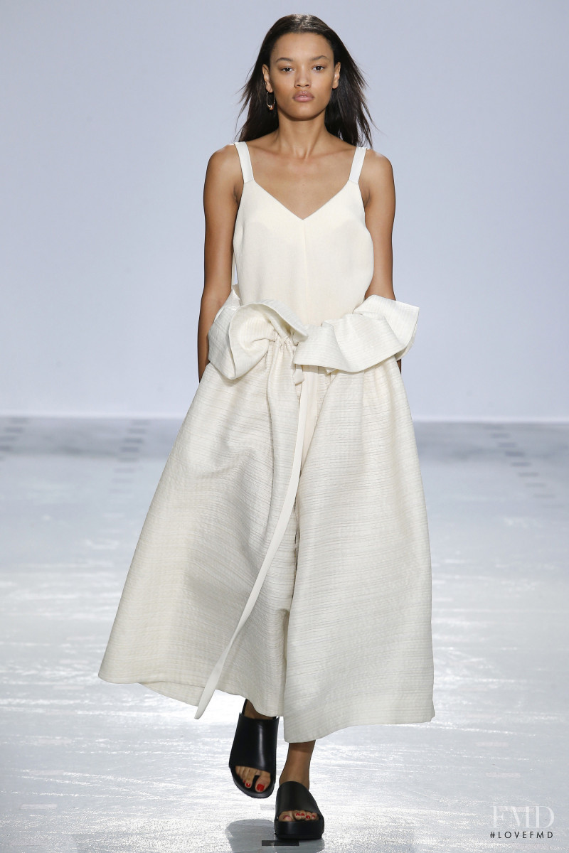 Lameka Fox featured in  the Ellery fashion show for Spring/Summer 2016