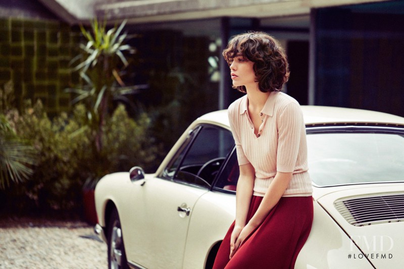 Steffy Argelich featured in  the Mango Premium fashion show for Fall 2015